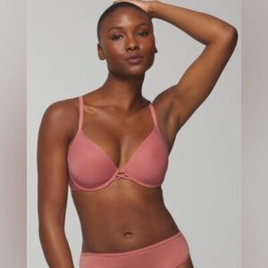 NWT Soma Lightly Lined Plunge underwire bra in Clay Rose, 36DD.